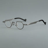 Takeo High Quality Titanium Glasses Frame Geometric Frames Southood Gun